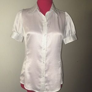 Banana Republic polka dot blouse